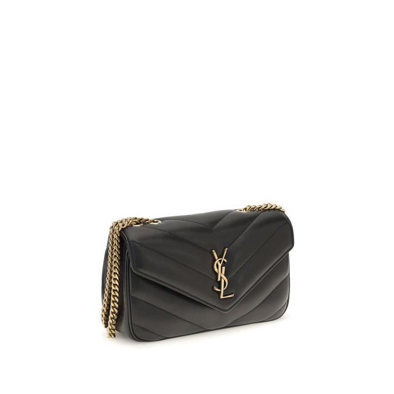 Sac bandoulière Saint Laurent Aries en agneau noir Ovis Avis