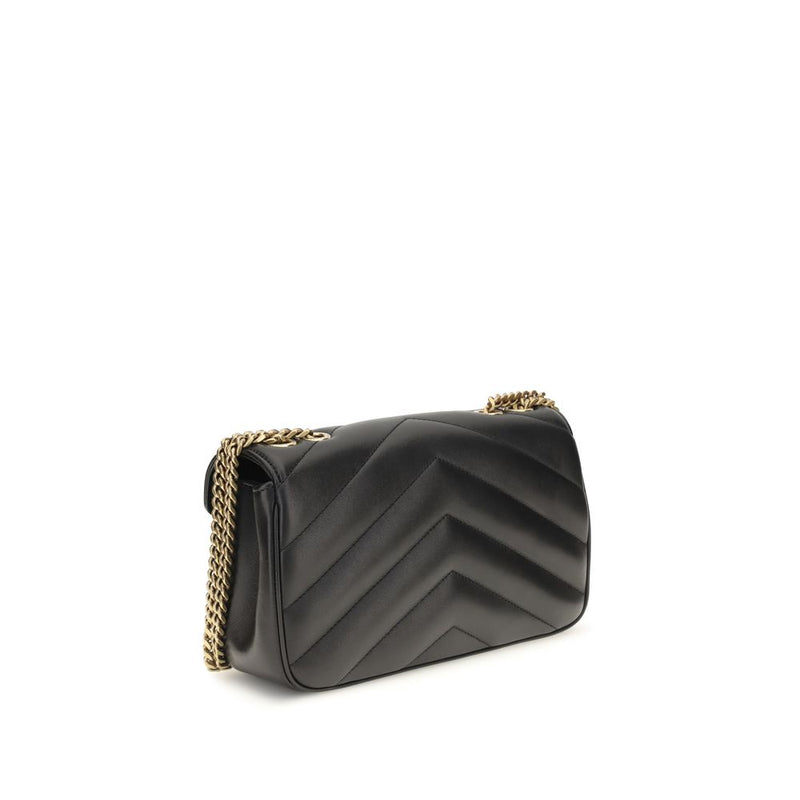 Sac bandoulière Saint Laurent Aries en agneau noir Ovis Avis