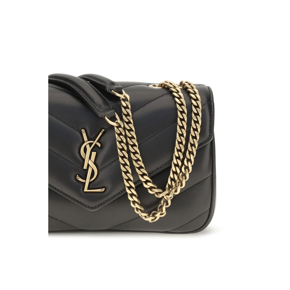 Sac bandoulière Saint Laurent Aries en agneau noir Ovis Avis