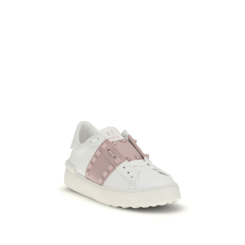 Baskets basses Valentino Garavani Bos Taurus en cuir de veau blanc