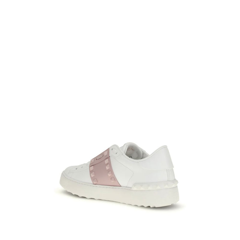 Baskets basses Valentino Garavani Bos Taurus en cuir de veau blanc