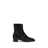 Bottines en cuir de veau noir Bos Taurus Herbert Levine