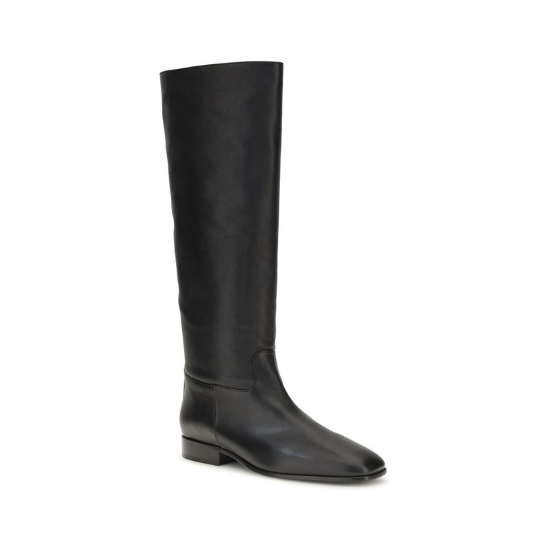 Bottines Herbert Levine en cuir de veau noir Bos Taurus