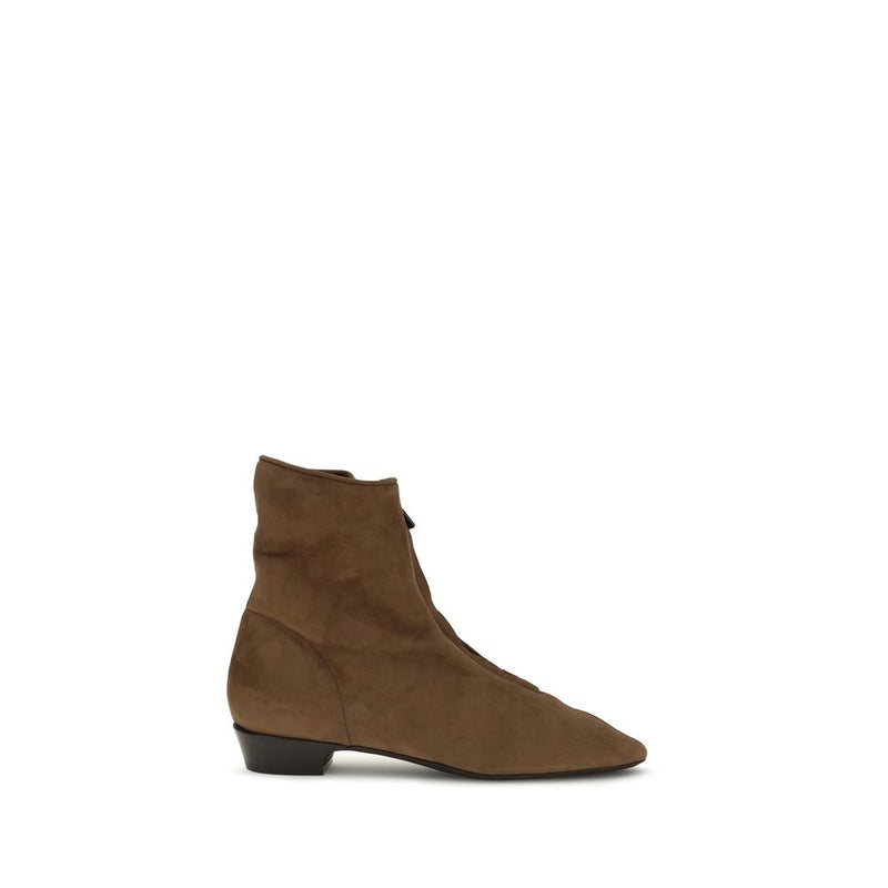Herbert Levine Bottines en Cuir de Veau Marron Bos Taurus