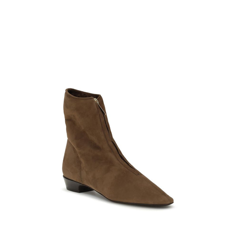 Herbert Levine Bottines en Cuir de Veau Marron Bos Taurus