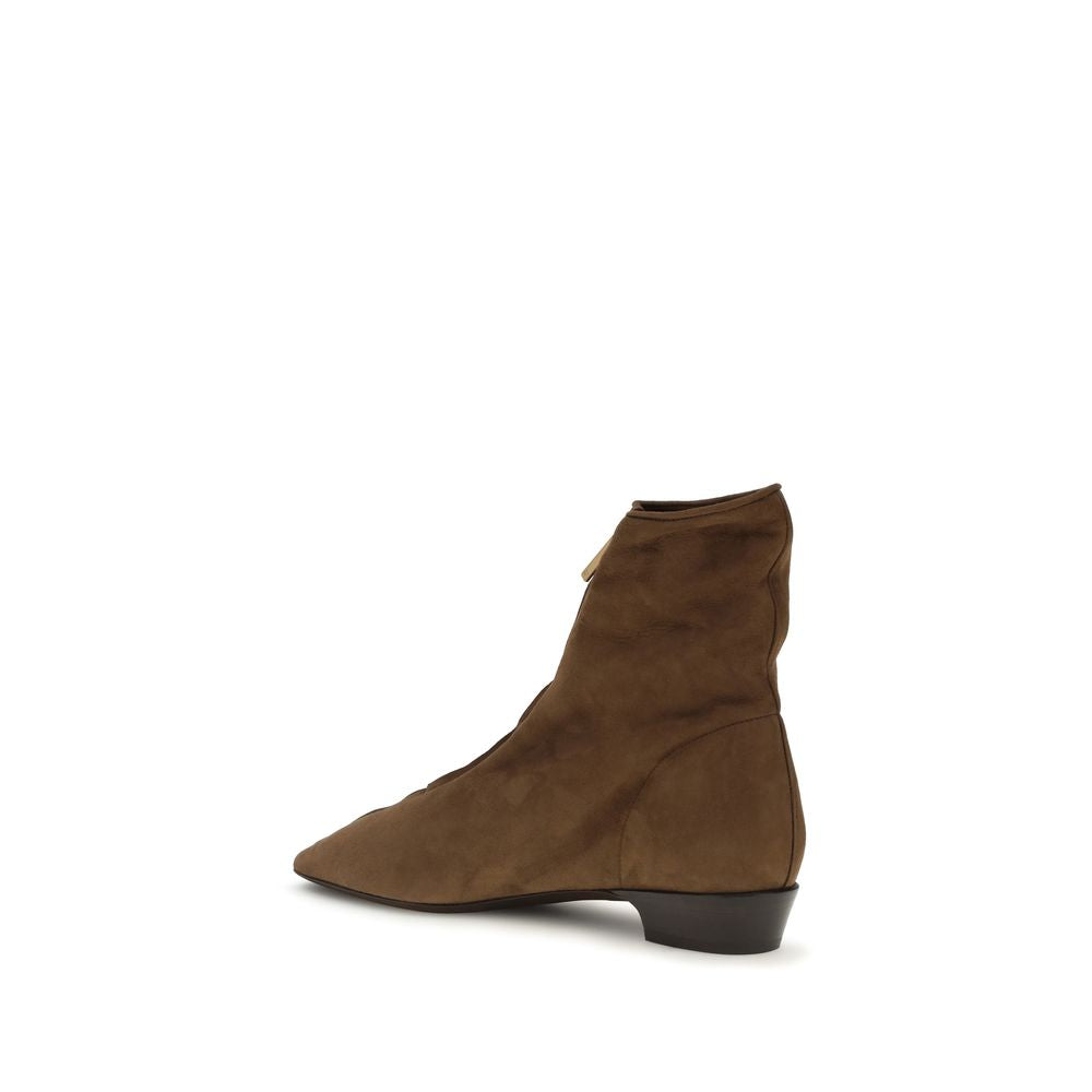 Herbert Levine Bottines en Cuir de Veau Marron Bos Taurus