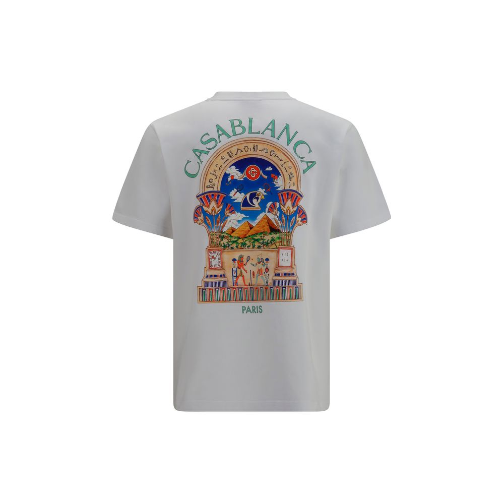 Casablanca White Cotton T-Shirt