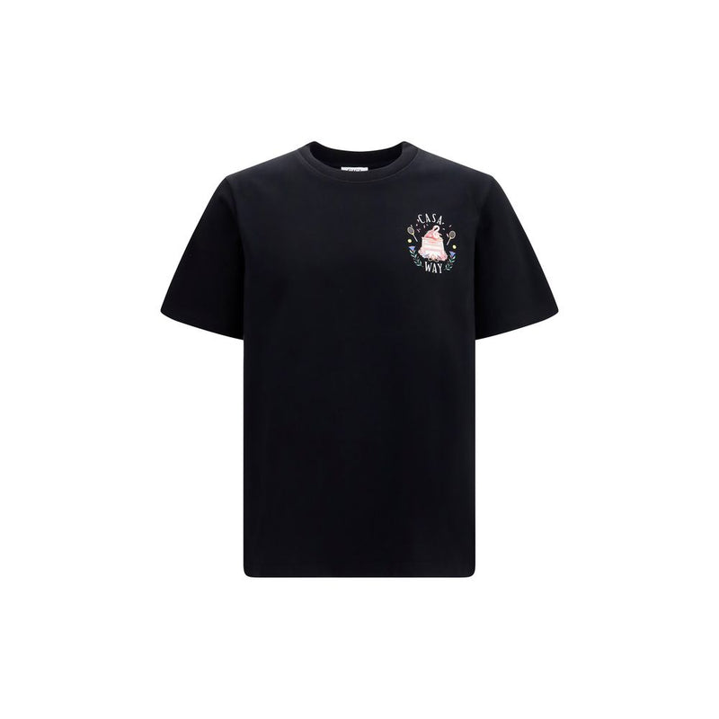 T-shirt Casa Way en coton noir de Casablanca