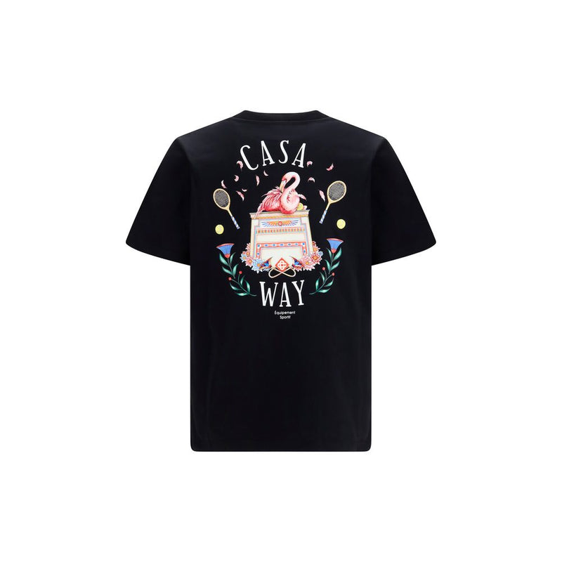 T-shirt Casa Way en coton noir de Casablanca