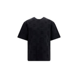 Casablanca Black Cotton Oversized Monogram T-Shirt