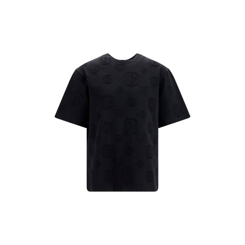 Casablanca Black Cotton Oversized Monogram T-Shirt