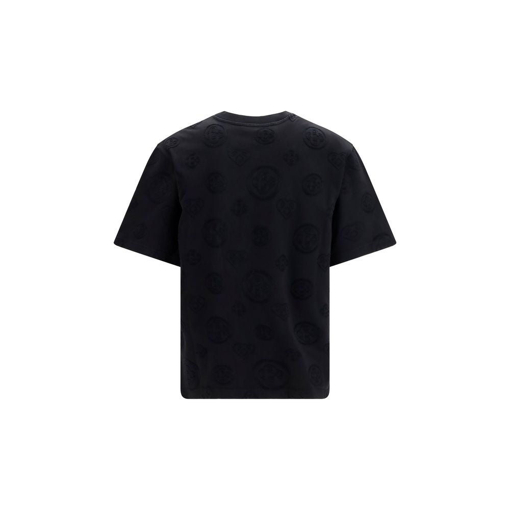 Casablanca Black Cotton Oversized Monogram T-Shirt