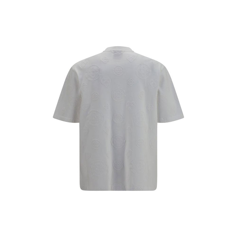 Casablanca White Cotton Oversized Monogram T-Shirt