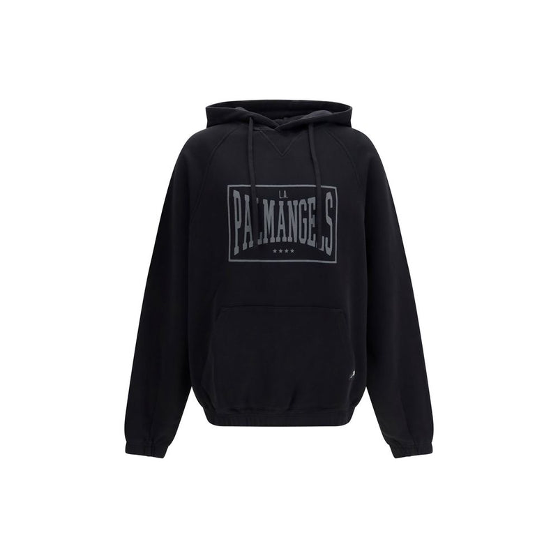 Palm Angels Black Cotton Sweatshirt - Vintage Box Logo