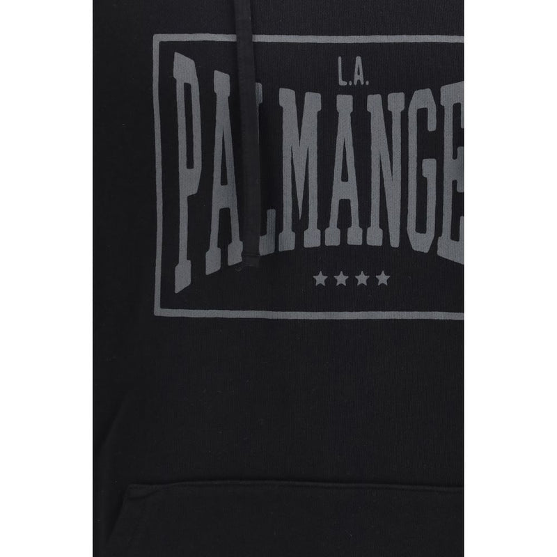 Palm Angels Black Cotton Sweatshirt - Vintage Box Logo
