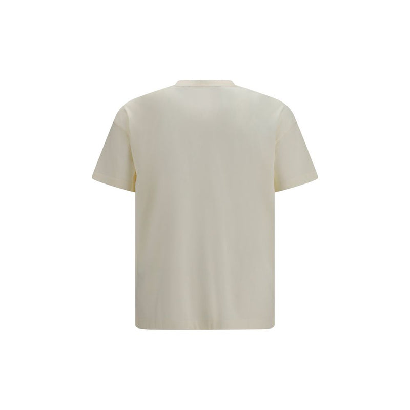 Palm Angels Beige Cotton T-Shirt - Iconic Streetwear