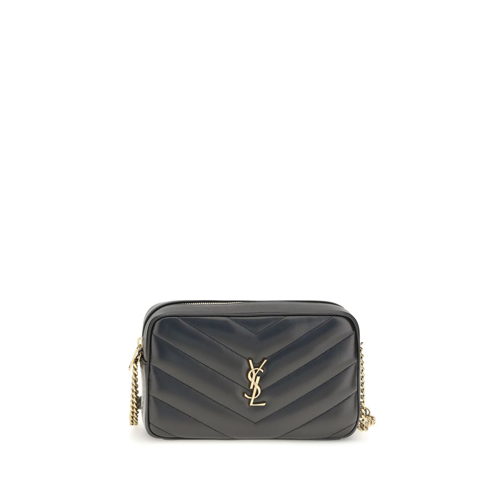Sac bandoulière Saint Laurent Aries en agneau noir Ovis Avis