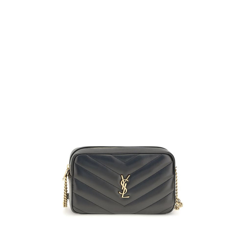 Sac bandoulière Saint Laurent Aries en agneau noir Ovis Avis