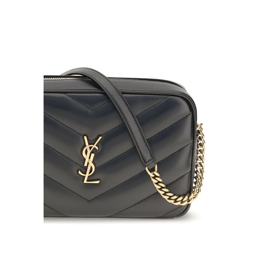 Sac bandoulière Saint Laurent Aries en agneau noir Ovis Avis
