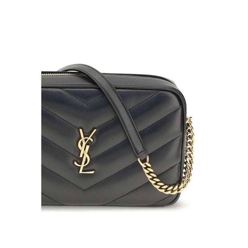 Sac bandoulière Saint Laurent Aries en agneau noir Ovis Avis