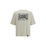 Palm Angels Beige Cotton Vintage Box Logo T-Shirt