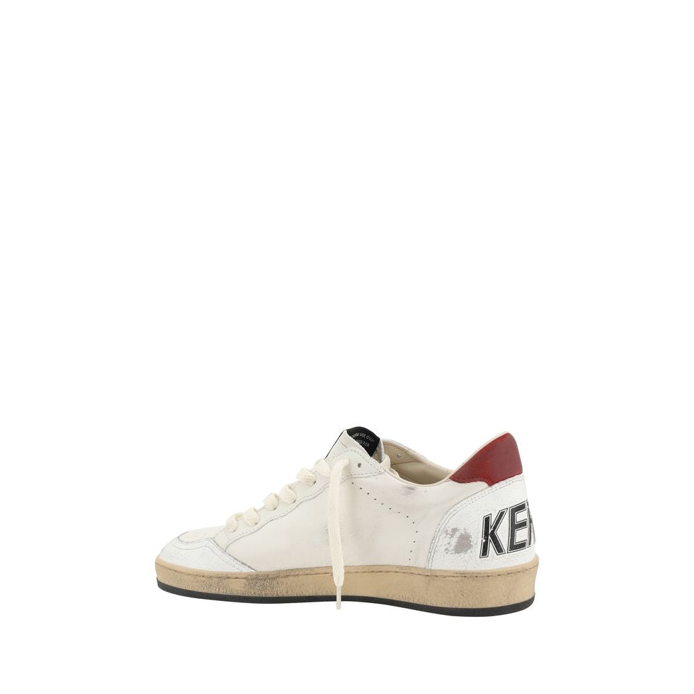 Baskets basses Golden Goose en cuir de veau beige Bos Taurus