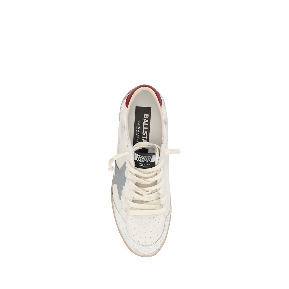 Baskets basses Golden Goose en cuir de veau beige Bos Taurus