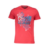 Cavalli Class Rosso Cotton Men's T-Shirt