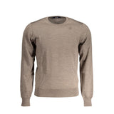 K-WAY Brown Wool Men's Sweater