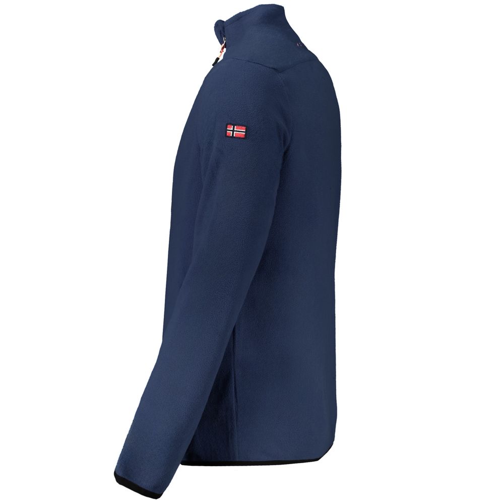 Norway 1963 Blue Polyester Men's Sweatshirt - Stylish & Comfortable