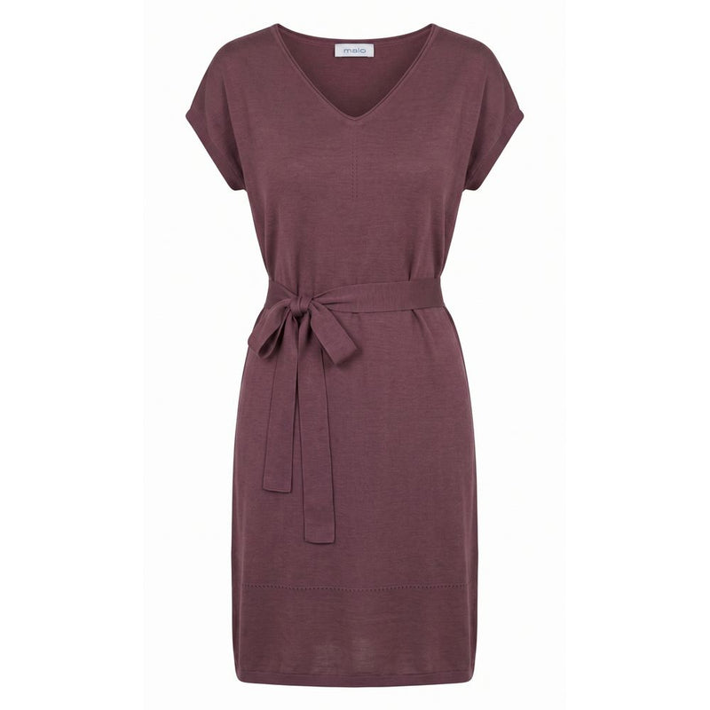 Malo Purple Silk Women Dress - Elegant & Stylish