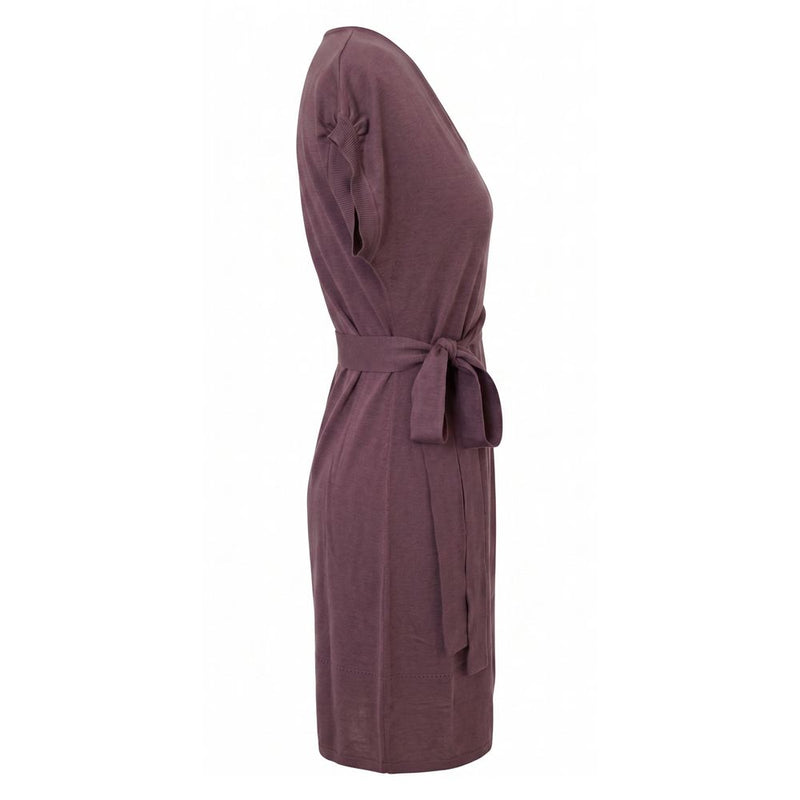 Malo Purple Silk Women Dress - Elegant & Stylish