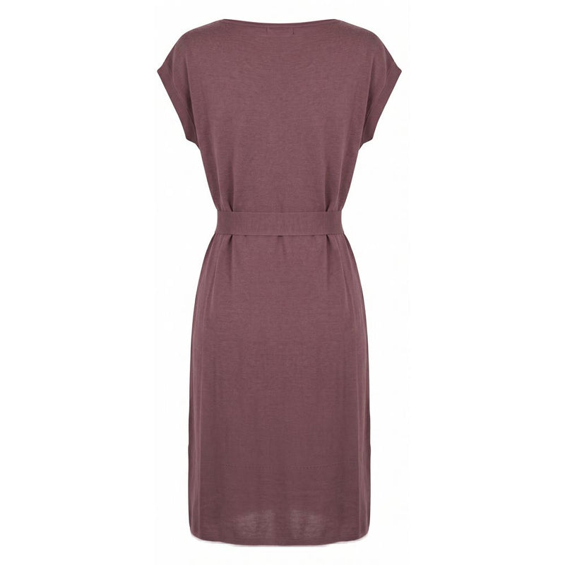 Malo Purple Silk Women Dress - Elegant & Stylish