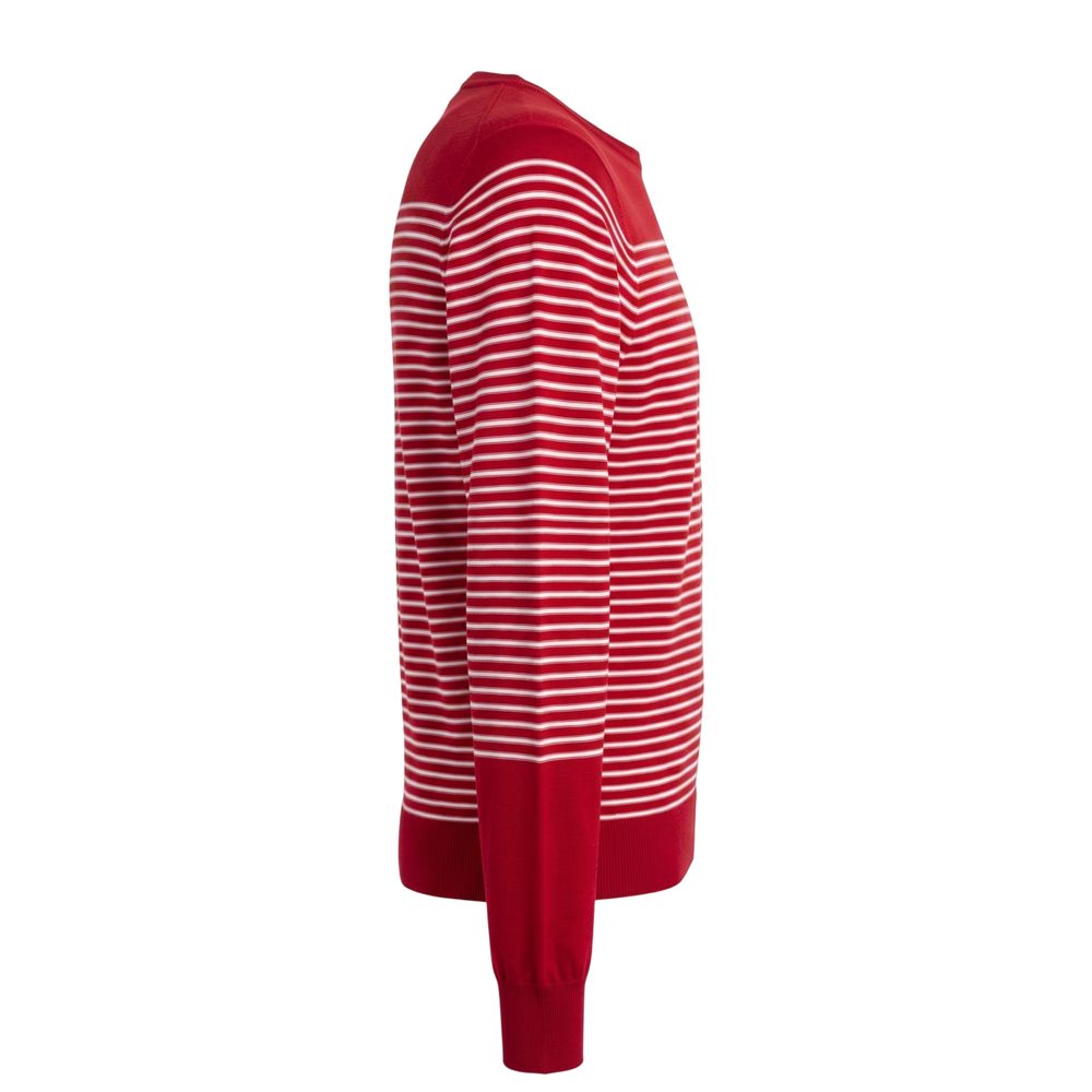 Malo Red Cotton Men Sweater - Stylish Crewneck Design