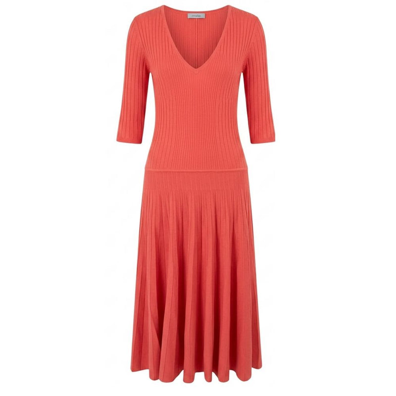 Malo Red Cotton Women Dress