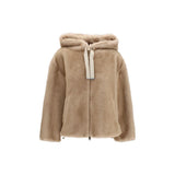 Veste longue Herno en polyester beige