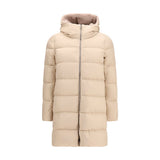 Veste longue Herno en polyester beige