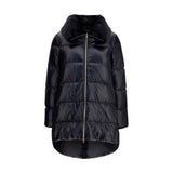 Doudoune longue Herno en duvet d'oie noir