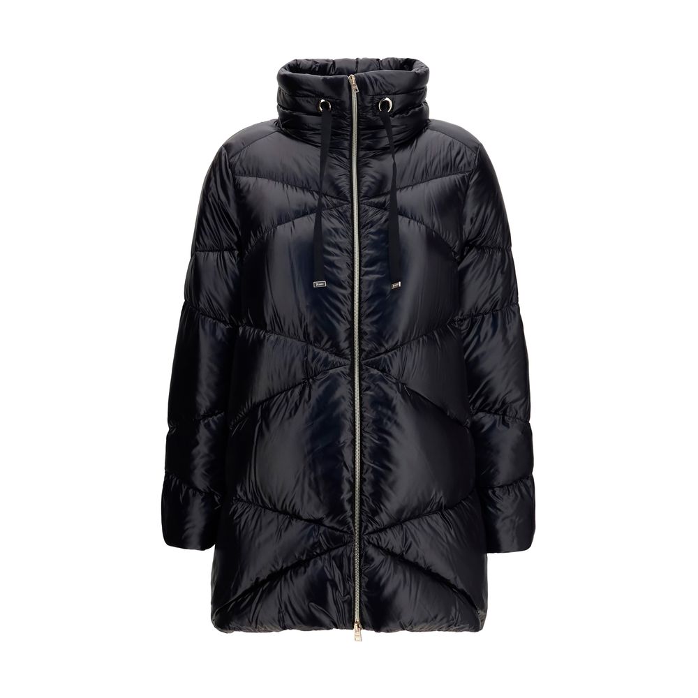 Veste longue Herno en polyamide noir