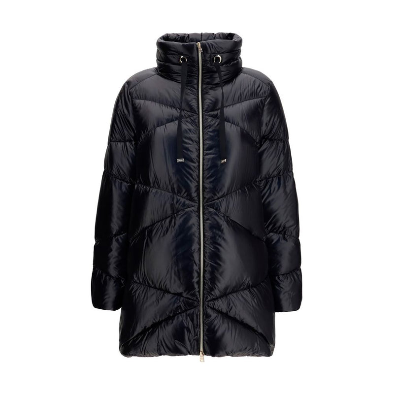 Veste longue Herno en polyamide noir