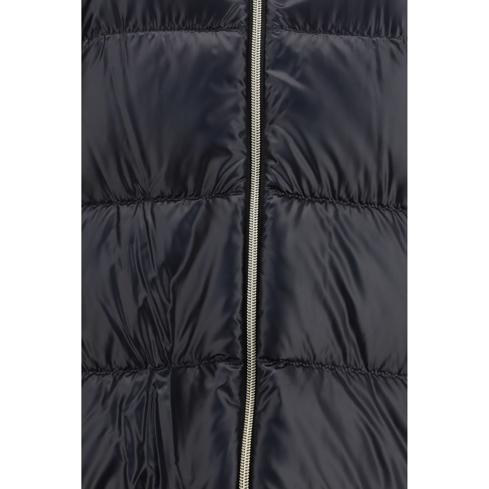 Doudoune longue Herno en duvet d'oie noir