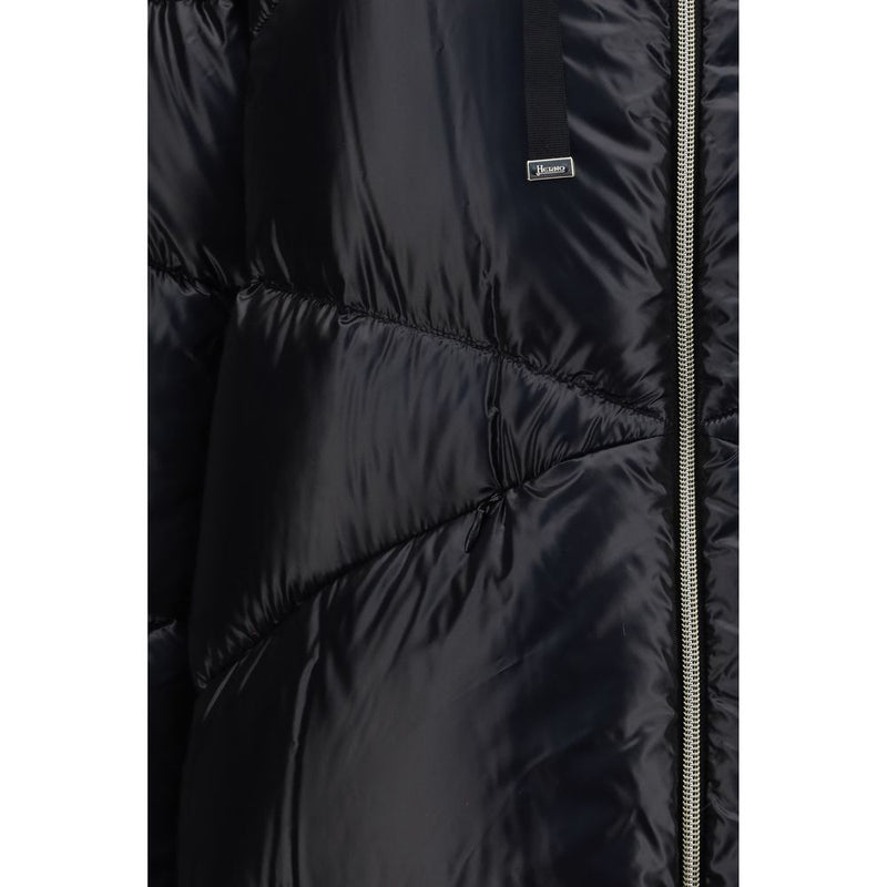 Veste longue Herno en polyamide noir