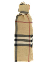 Foulard en laine beige Burberry