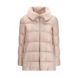 Doudoune longue Herno beige en duvet d'oie