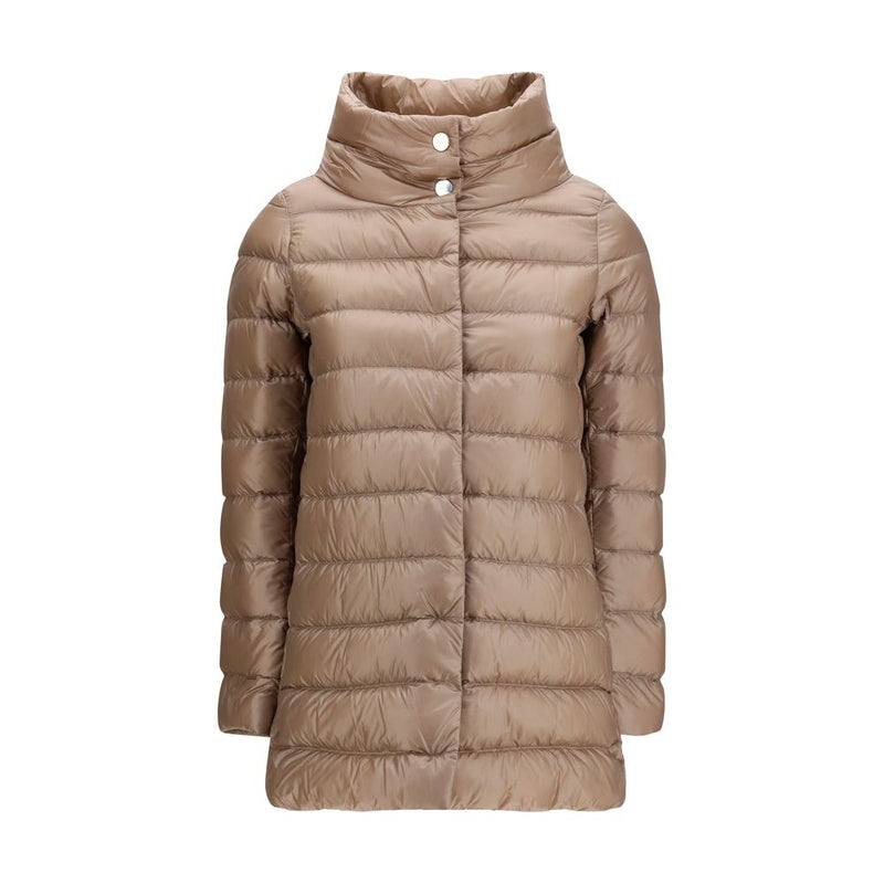 Veste longue Herno en polyester beige
