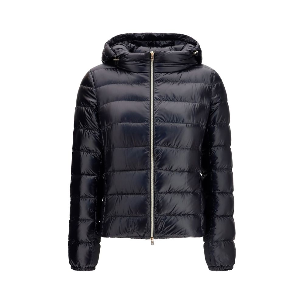 Veste longue Herno en polyamide noir