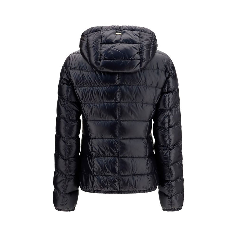 Veste longue Herno en polyamide noir