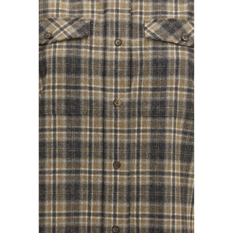 Rohe Multicolor Wool Oves Aries Pattern Shirt