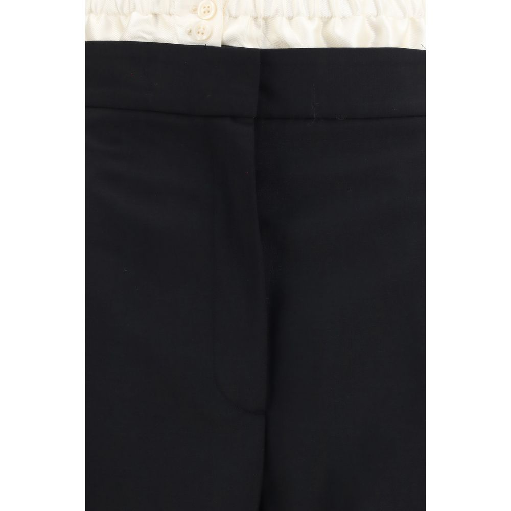 Pantalon de Costume Rohe Oves Aries en Laine Noire