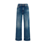Chloé Blue Cotton Bootcut Jeans